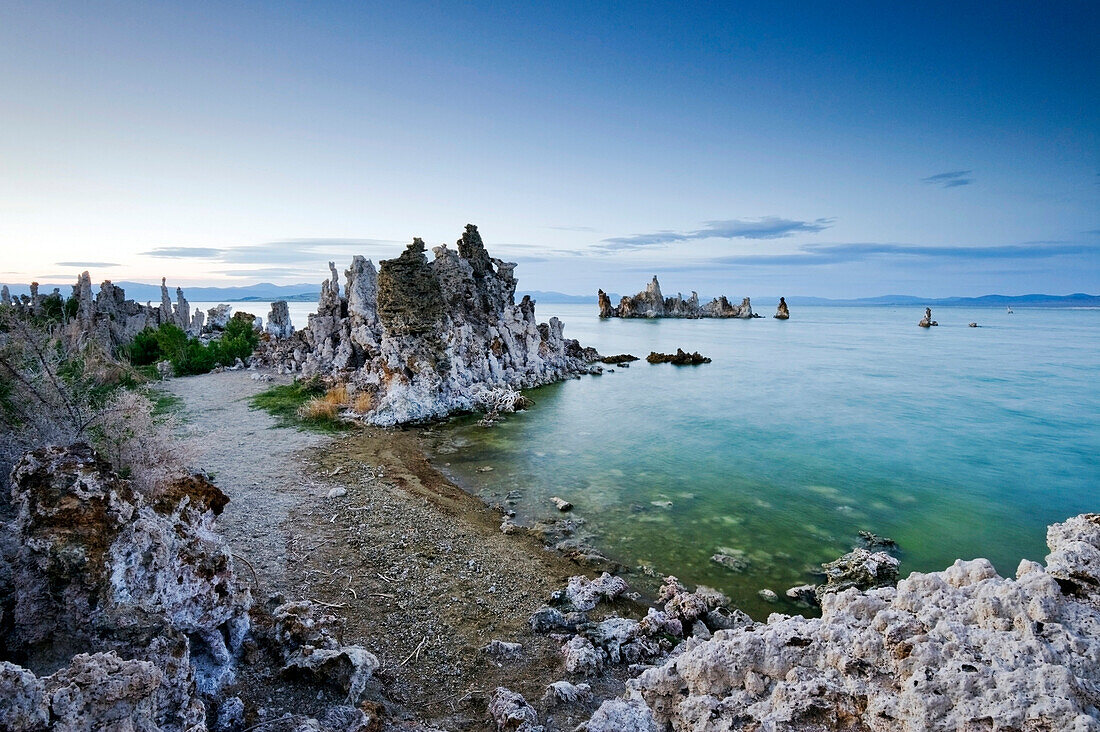 Dusk at Mono Lake just outside of Lee Vining, California Mono Lake, California, USA