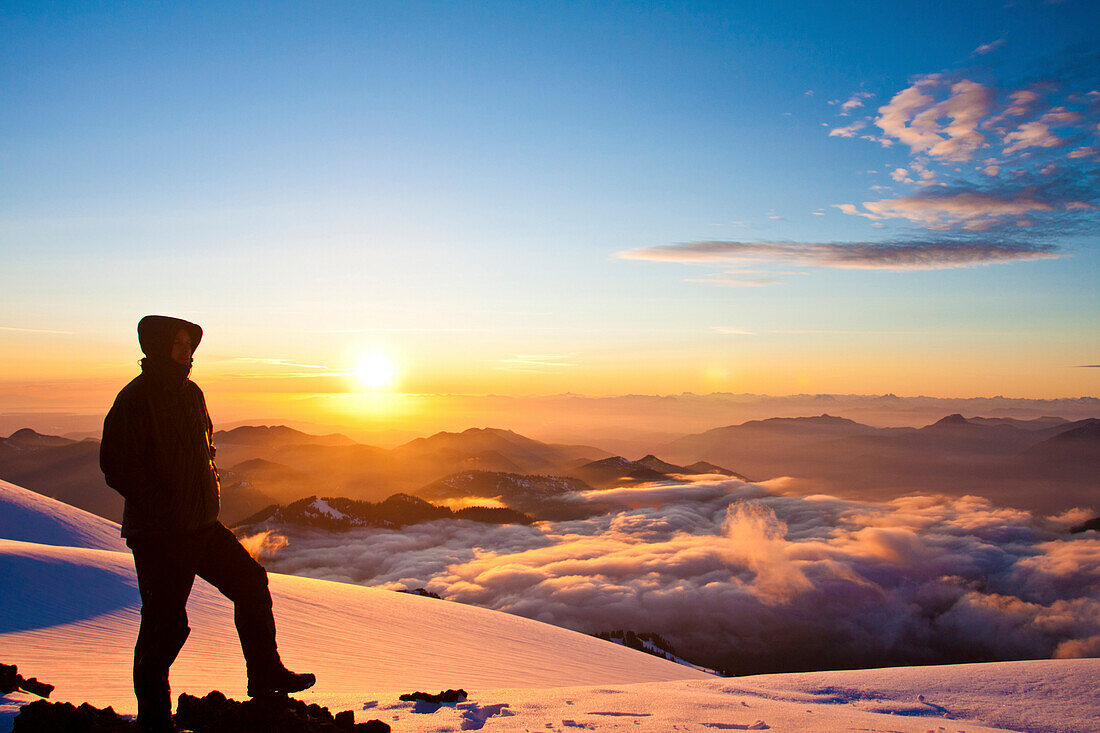 Climbing Mount Baker., Mount Baker, WA, United States