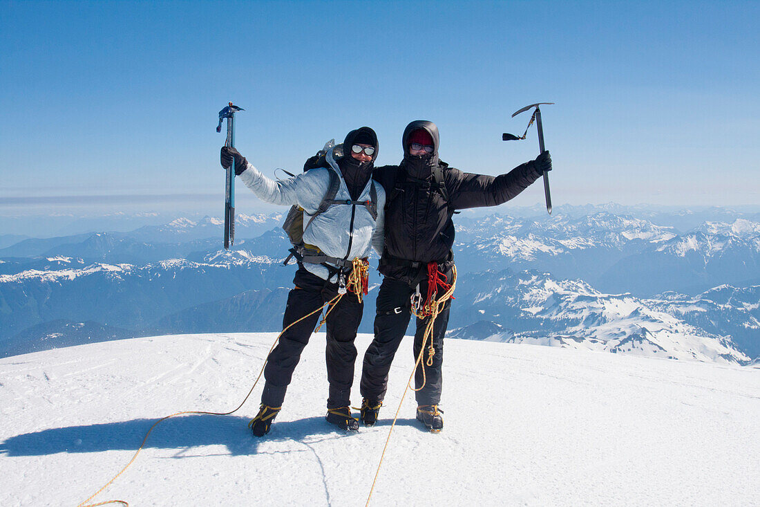 Climbing Mount Baker., Mount Baker, WA, United States