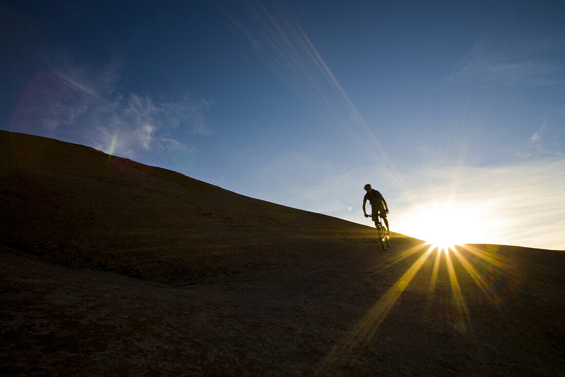 mountain biker, Moab, Utah, Moab, Utah, United States