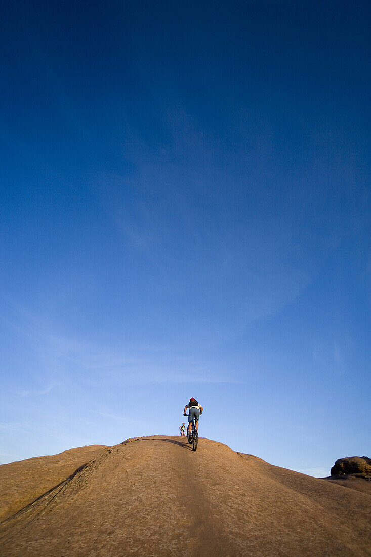 mountain biker, Moab, Utah, Moab, Utah, United States
