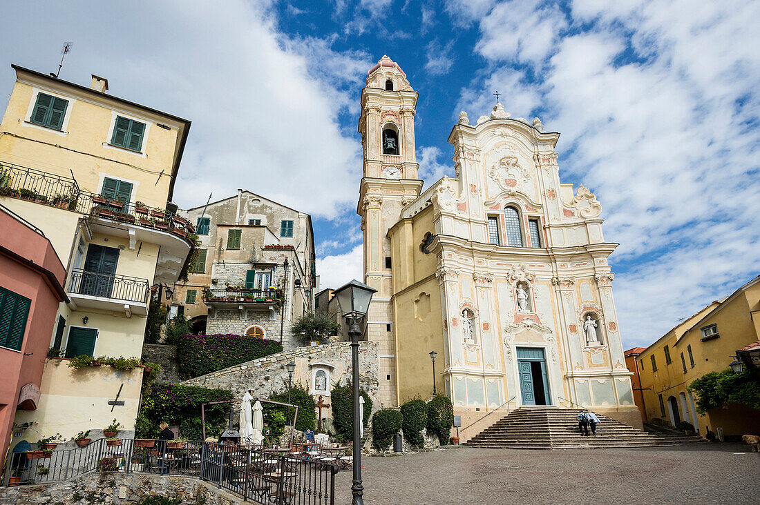 Kirche San Giovanni Battista, Cervo, Provinz Imperia, Ligurien, Italien