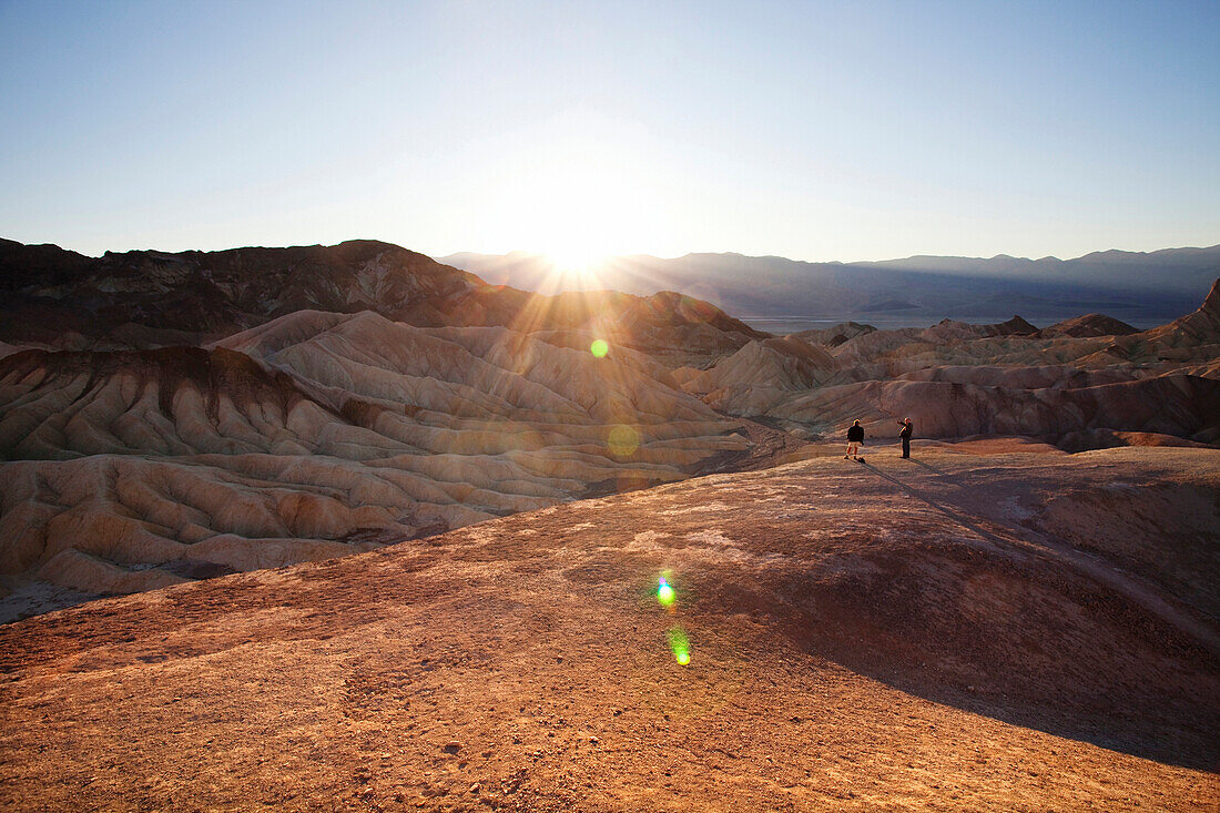 Barren earth in Death Valley, Death Valley, CA, USA