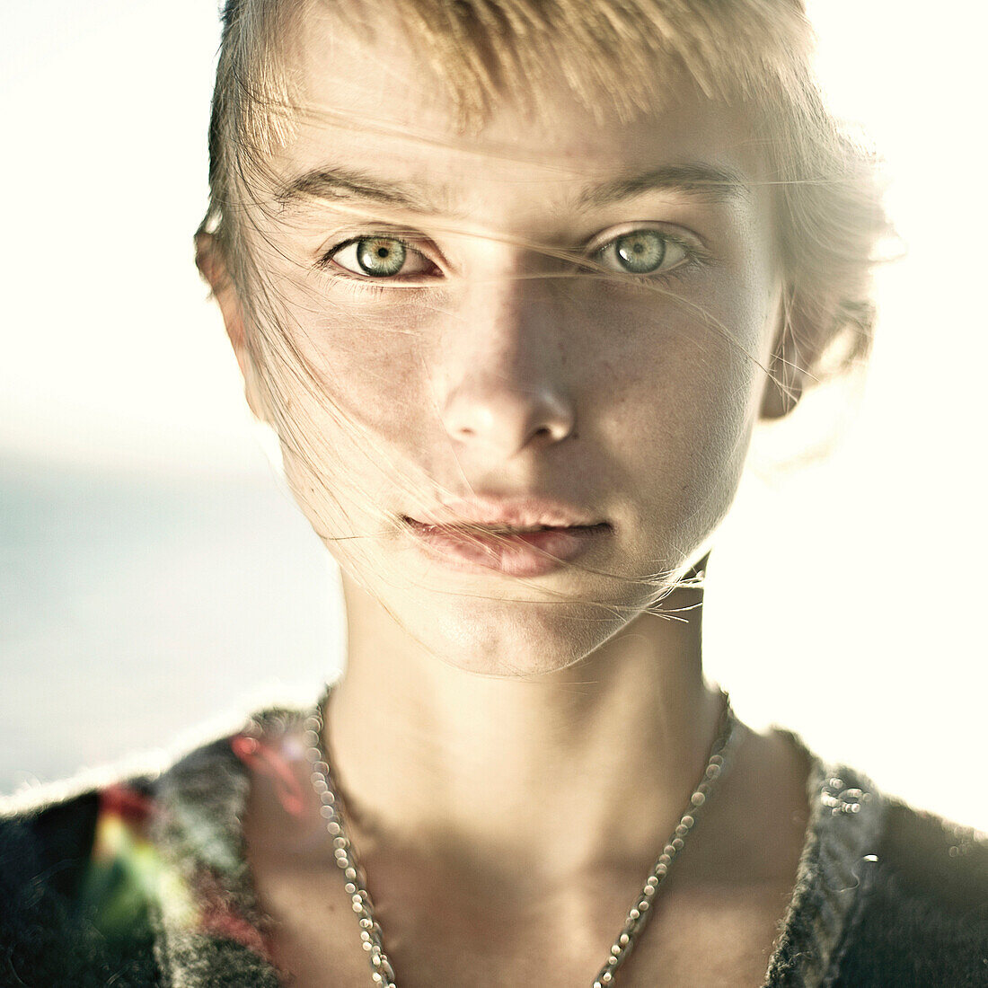 Serious Caucasian girl, Nizniy Tagil, Sverdlovskaya, Russia