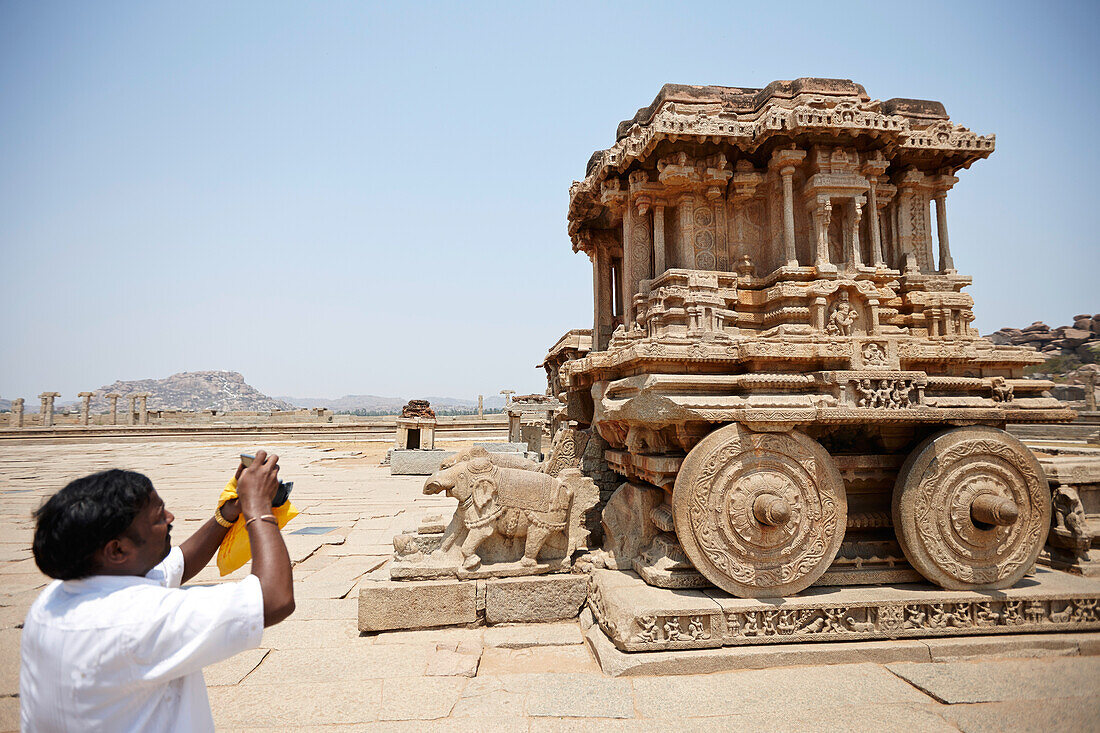 The stone chariot, Vittala complex, Hampi, Karnataka, India