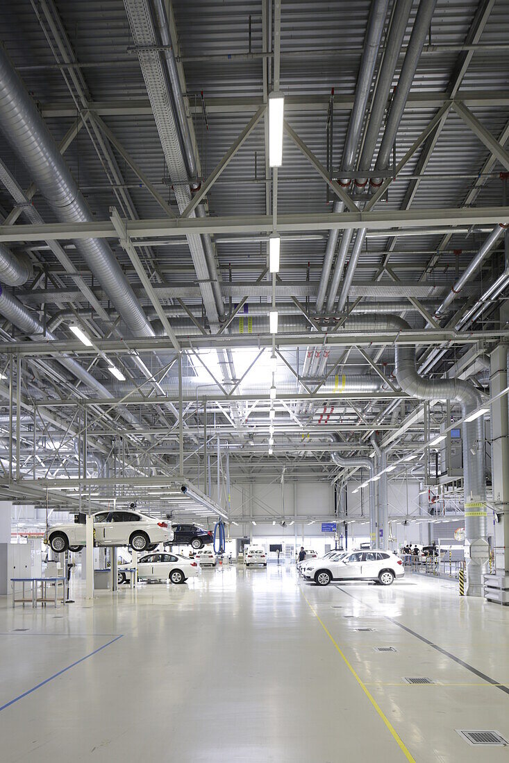 BMW Fahrzeugproduktion im Werk Tiexi, Shenyang, Liaoning, China