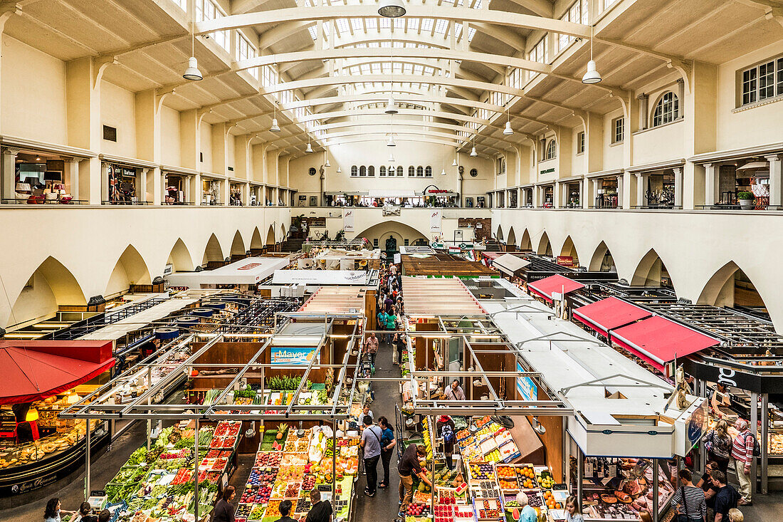 Markthalle, Stuttgart, Baden-Württemberg, Deutschland