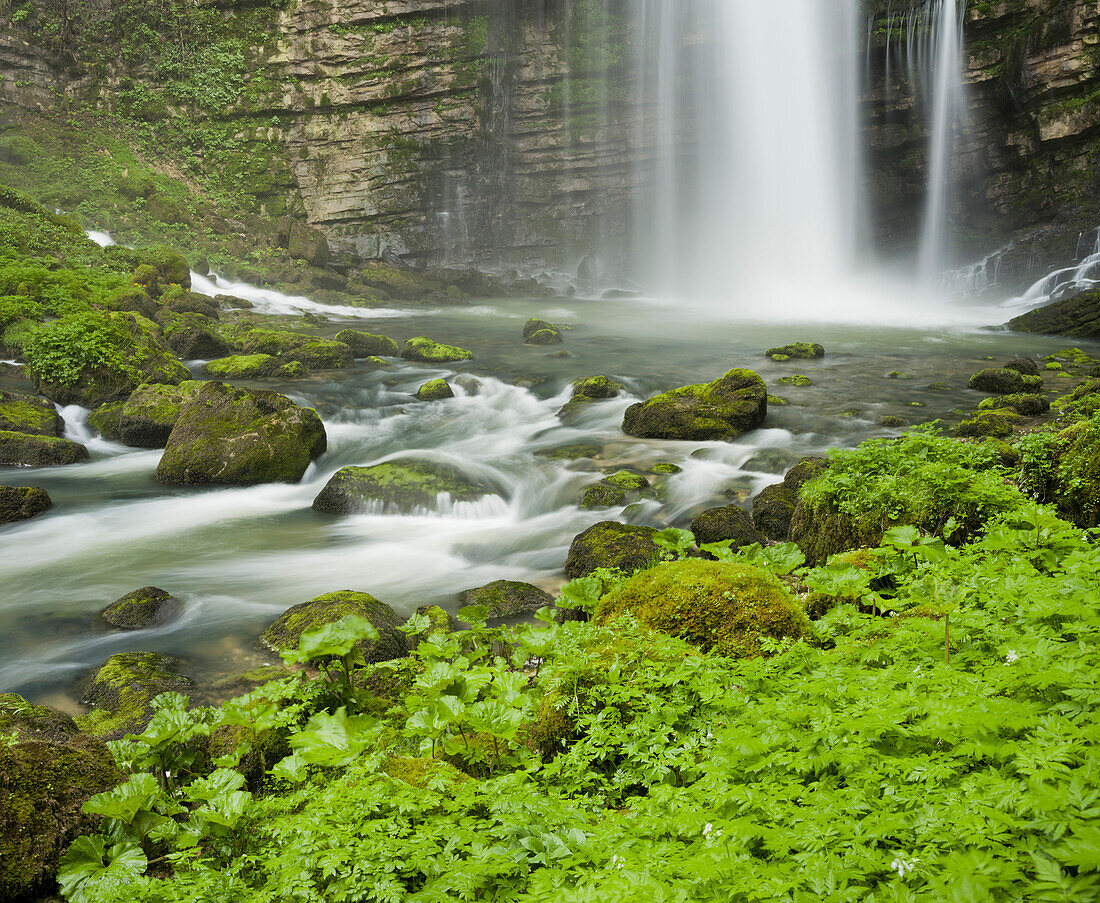 Cascade de Flumen, Saint-Claude, Jura, France