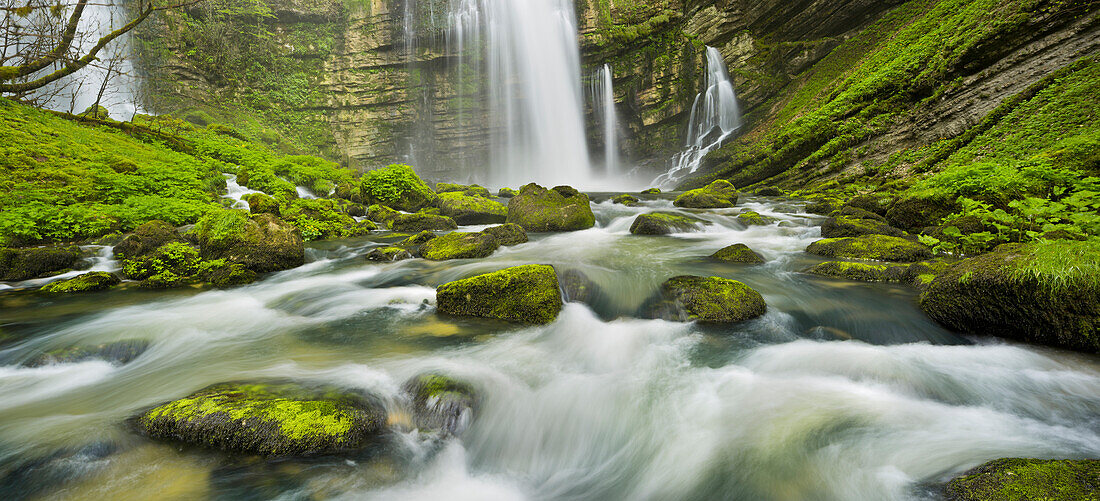 Cascade de Flumen, Saint-Claude, Jura, France