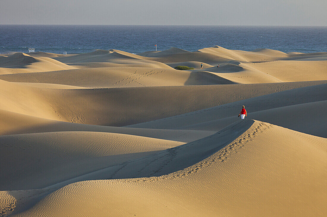 Dunes near Maspalomas, Gran Canaria, Canary Islands, Spain