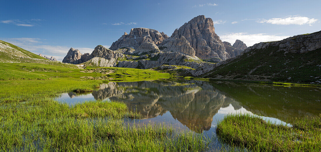 Neunerkofel, Bödenalpe, Bödenseen, Südtirol, Dolomiten, Italien