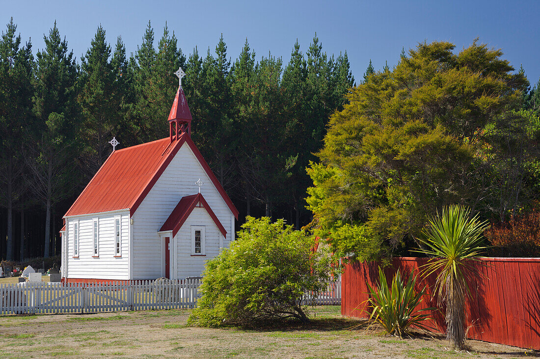 Kapelle am State Highway Number 1, Lake Taupo, Waikato, Nordinsel, Neuseeland