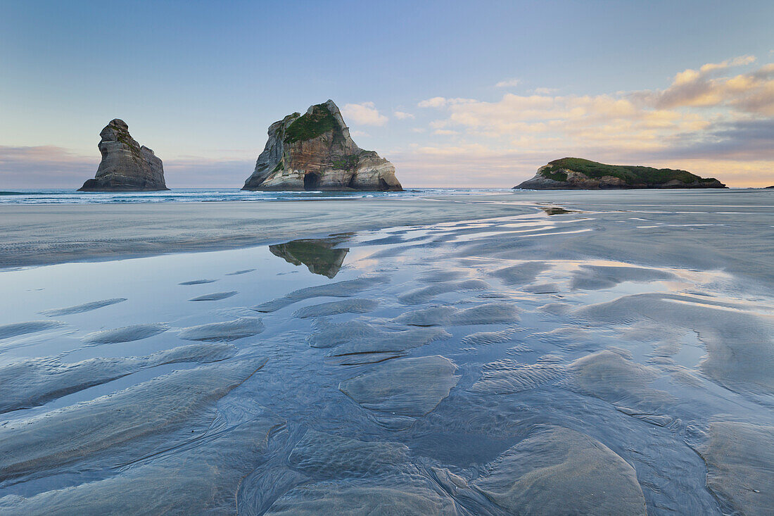 Archway Islands, Wharariki Beach, Tasman, Südinsel, Neuseeland