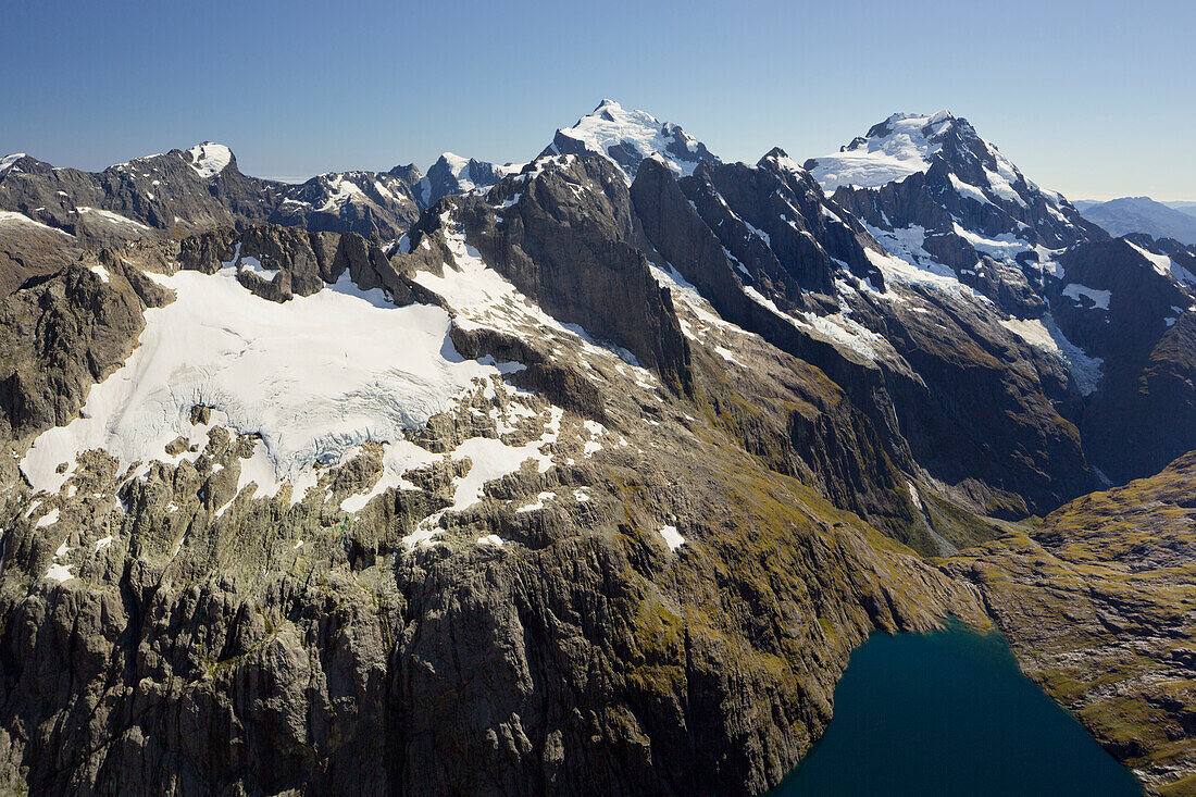 Mount Madeline, Lake Turner, Fiordland Nationalpark, Southern Alps, Southland, Südinsel, Neuseeland
