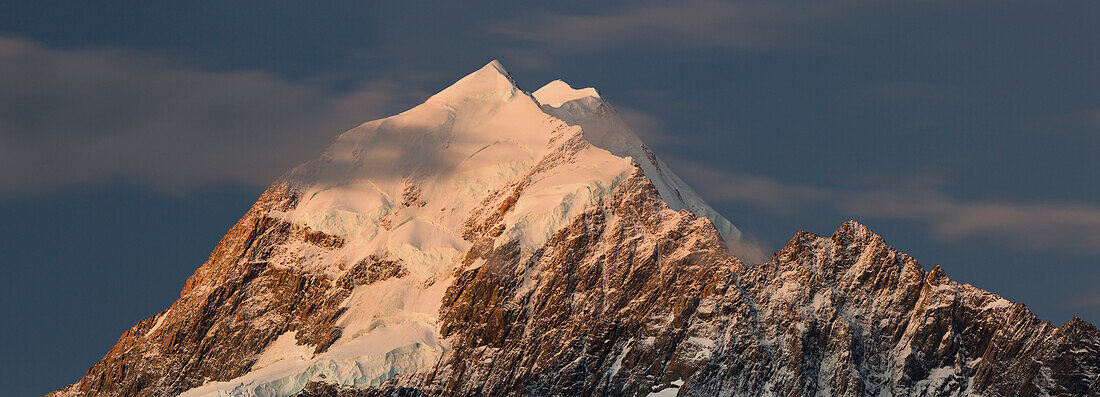 Mount Cook, Aoraki, Mount Cook National park, Canterbury, South Island, New Zealand