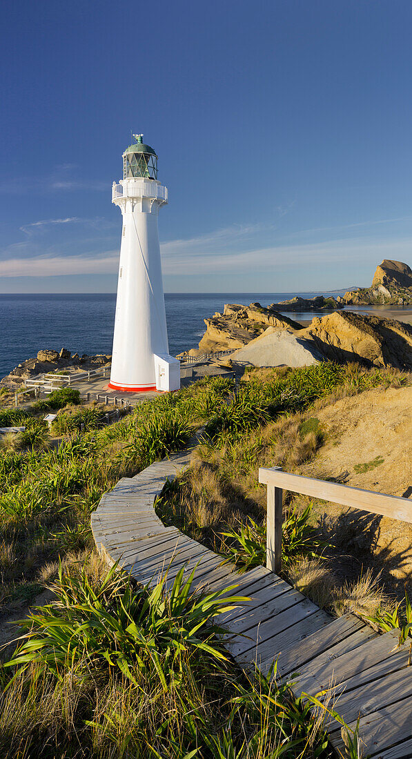 Castle Point lighthouse, Wellington, North Island, New Zealand