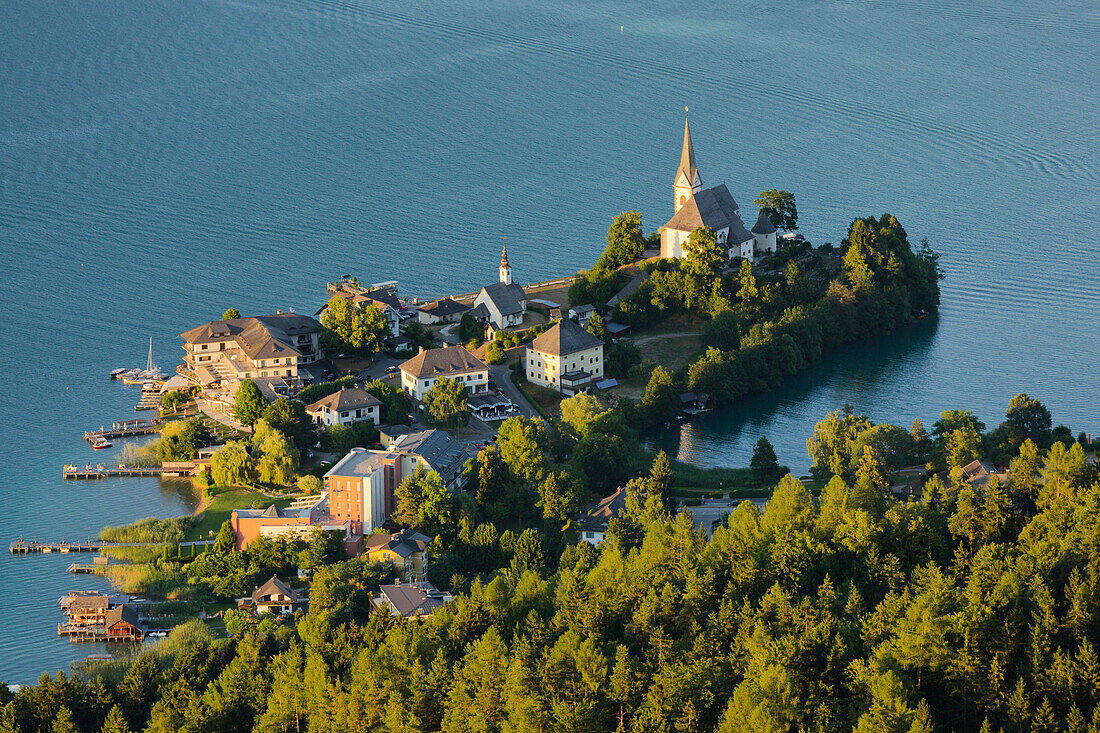 Maria Wörth, Halbinsel, Wörthersee, Kärnten, Österreich