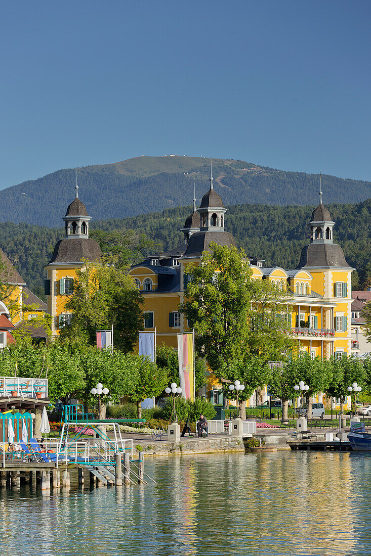 Schloss Velden, Wörthersee, Gerlitzen, Kärnten, Österreich