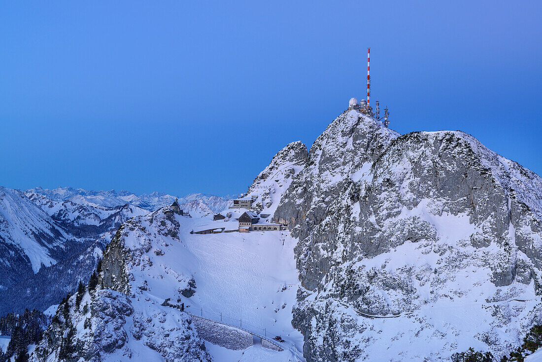 Bergwetterwarte und Observatorium, Wendelstein, Mangfallgebirge, Bayerische Voralpen, Oberbayern, Bayern, Deutschland