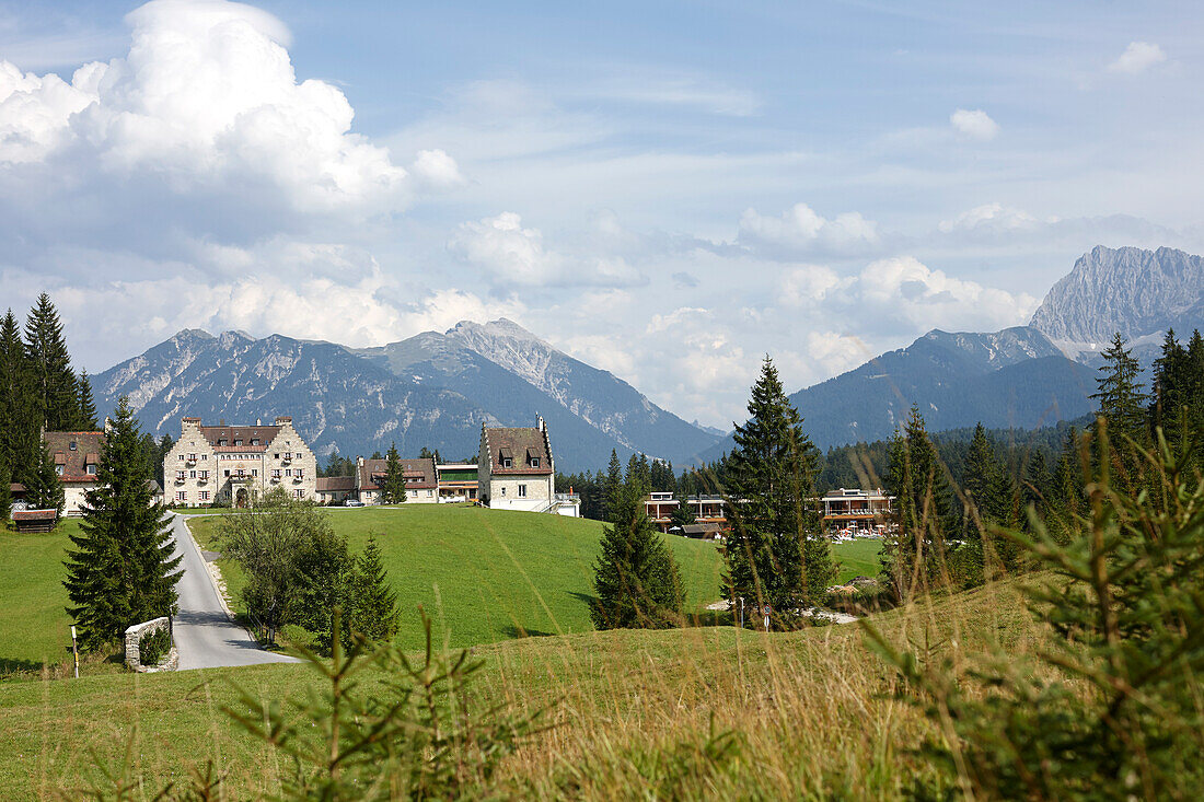 Kranzbach castle, Klais, Krun, Upper Bavaria, Germany