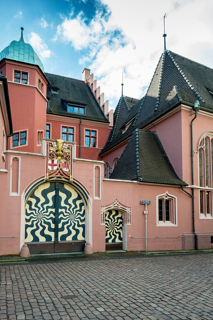 Haus zum Walfisch in the historic center of Freiburg im Breisgau, Black Forest, Baden-Wuerttemberg, Germany
