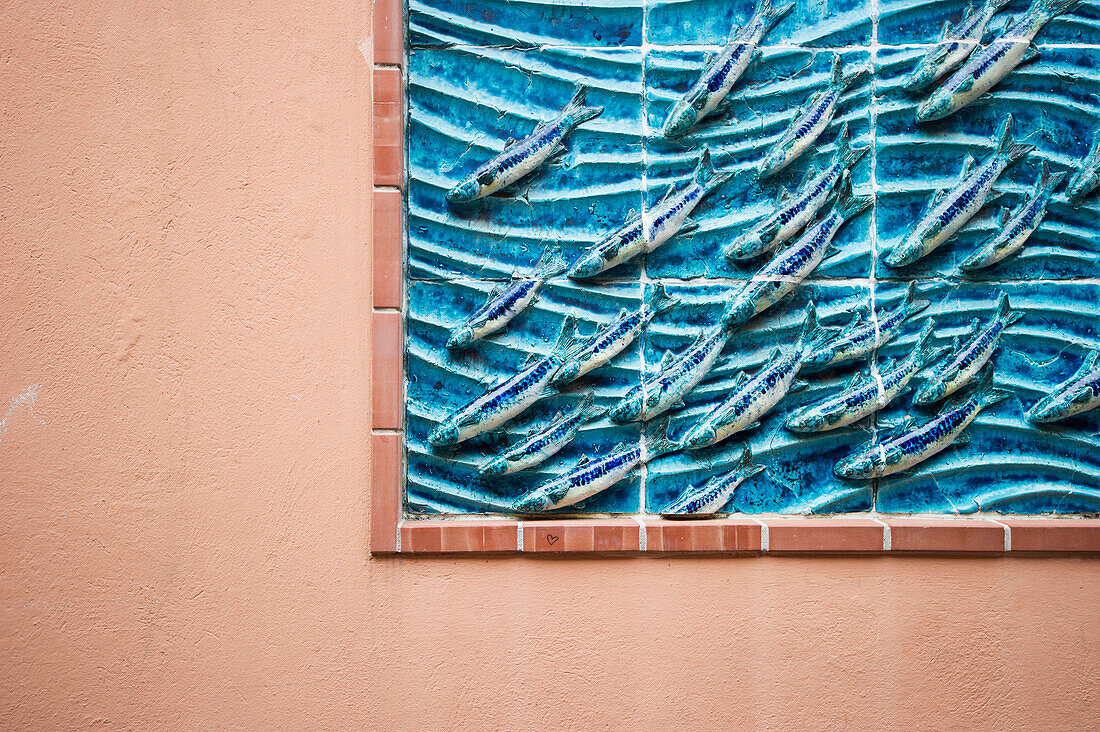 Fish ceramics, Province of Savona, Riviera di Ponente, Liguria, Italy