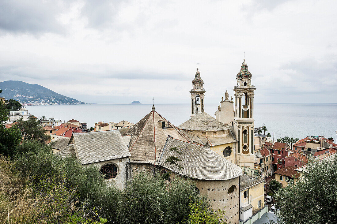 Church of St Matthew, Laigueglia, Province of Savona, Riviera di Ponente, Liguria, Italy