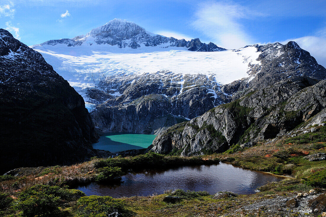 Monte Frances, Cordillera Darwin, Tierra del Fuego, Chile