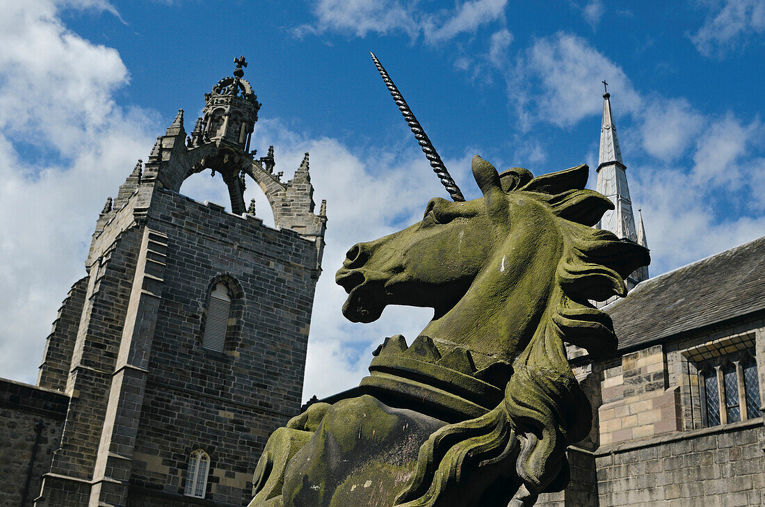 Crown Tower, King's College, Aberdeen, Aberdeenshire, Schottland, Großbritannien