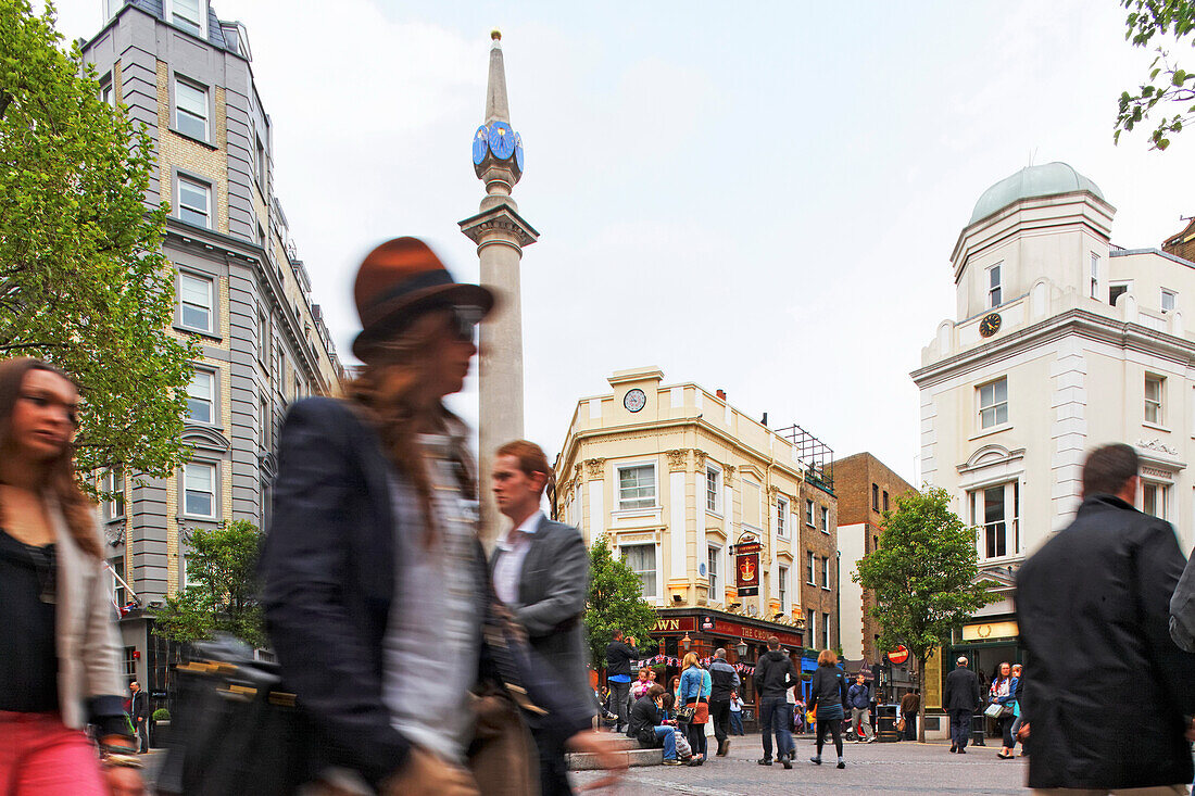 Seven Dials, West End, London, England, Vereinigtes Königreich