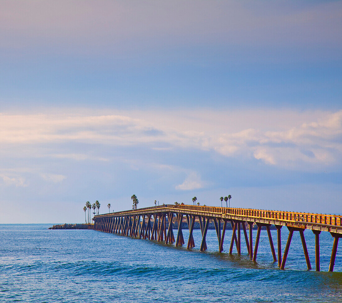 Bridge to Island, California, USA