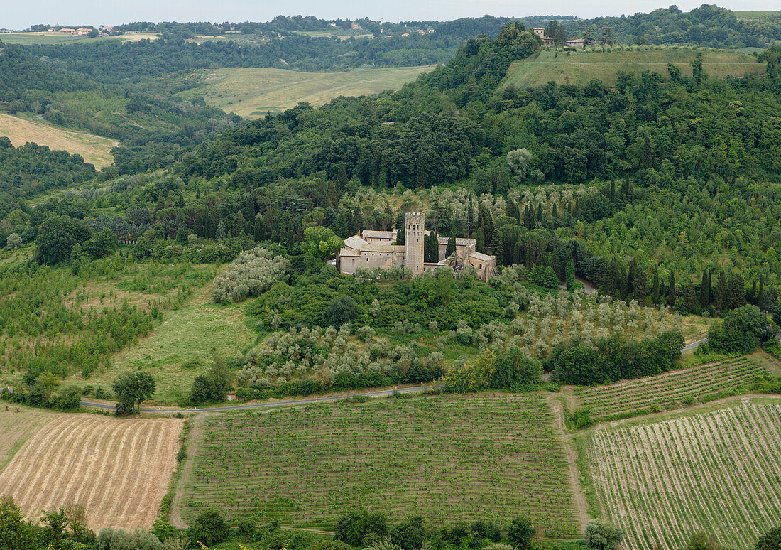 Abbazia di San Severo e Martirio, monastery near Orvieto, hilltop town, province of Terni, Umbria, Italy, Europe