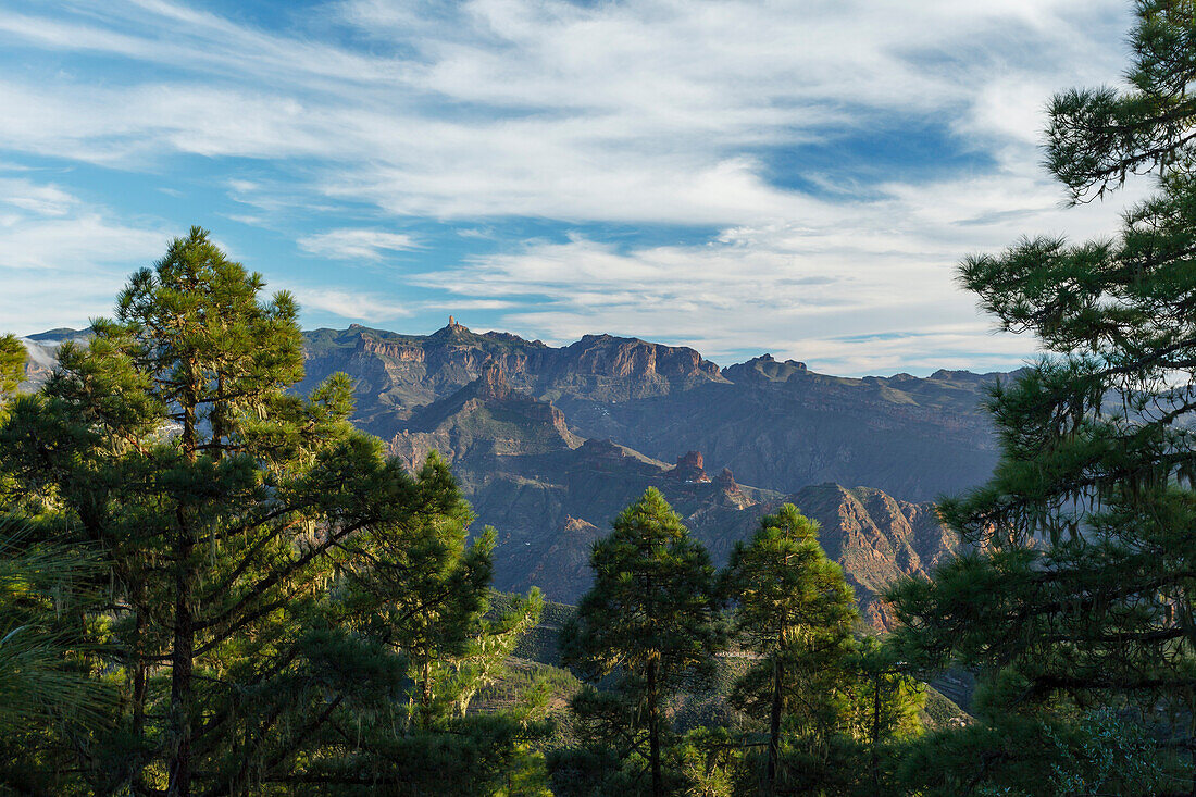 Roque Nublo, Roque Bentayga, Parque Rural del Nublo, UNESCO Biosphärenreservat, Gran Canaria, Kanarische Inseln, Spanien, Europa