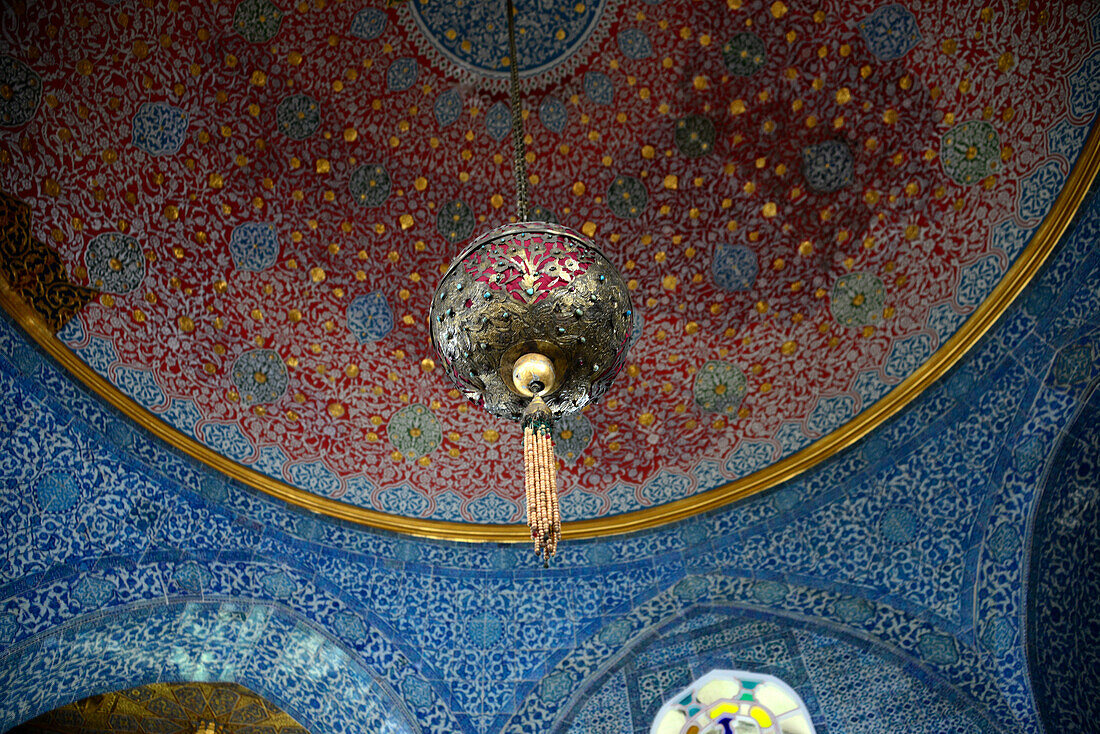 Kuppel im Baghdad-Pavillon, Topkapi Palast, Istanbul, Türkei