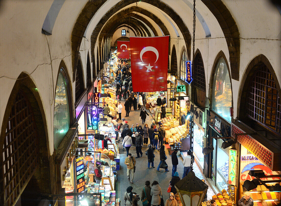 Ägyptischer Basar, Istanbul, Türkei