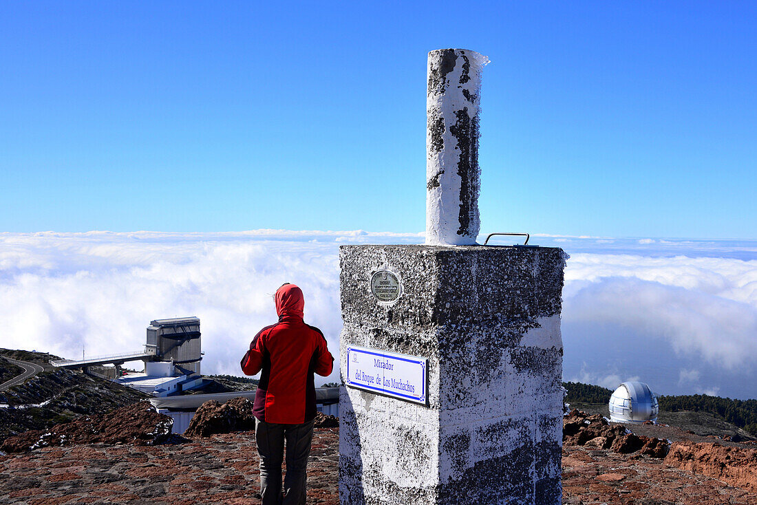 Roque de los Muchachos, Nationalpark Caldera de Taburiente, La Palma, Kanarische Inseln, Spanien