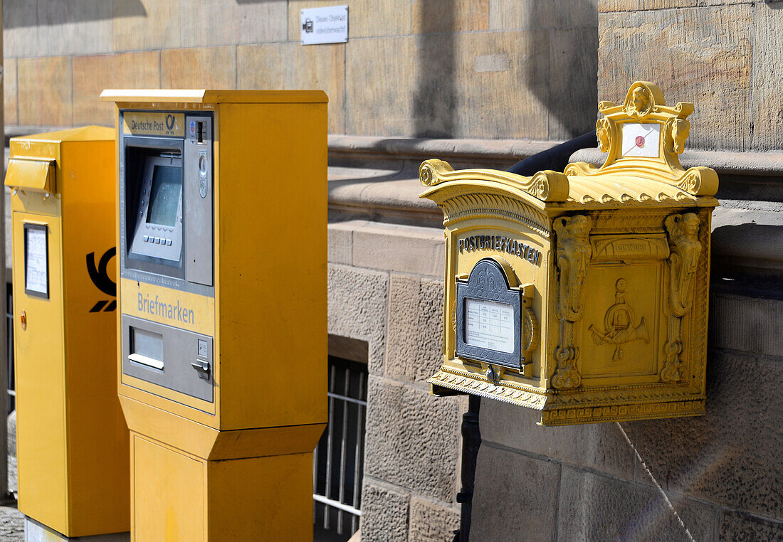 Letterboxes in Magdeburg, Saxony-Anhalt, Germany