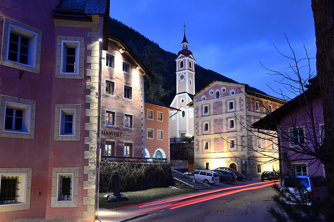 Village of Steinhaus in the Ahrn valley, South Tyrol, Italy