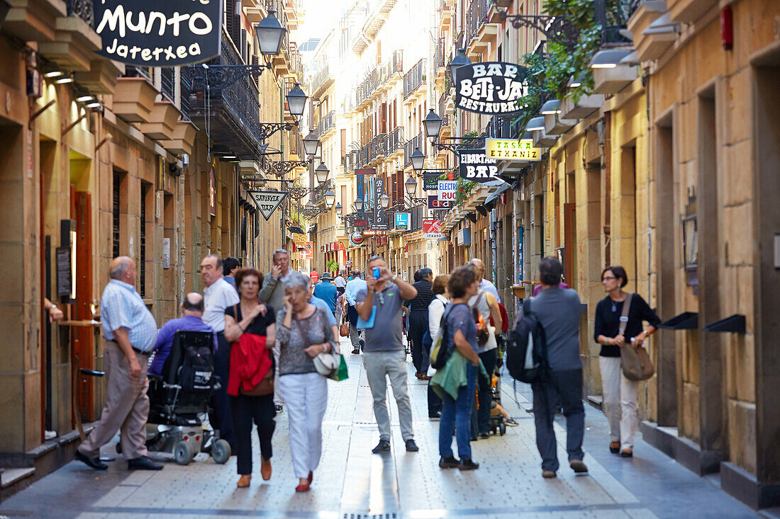 Altstadt, Donostia (San Sebastian), Baskenland, Spanien