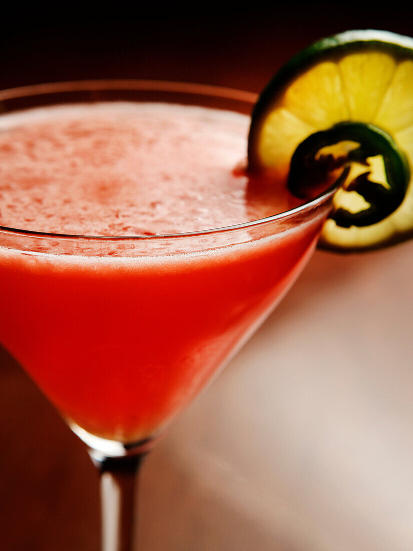 Red cocktail