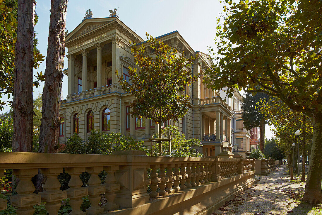 Villa Clementine in Wiesbaden, Mittelrhein, Middle Rhine, Hesse, Germany, Europe