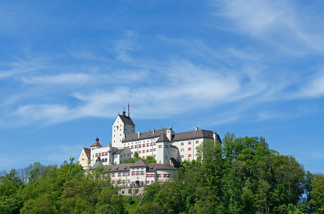 Schloss Hohenaschau, Aschau, Chiemgau, Oberbayern, Bayern, Deutschland