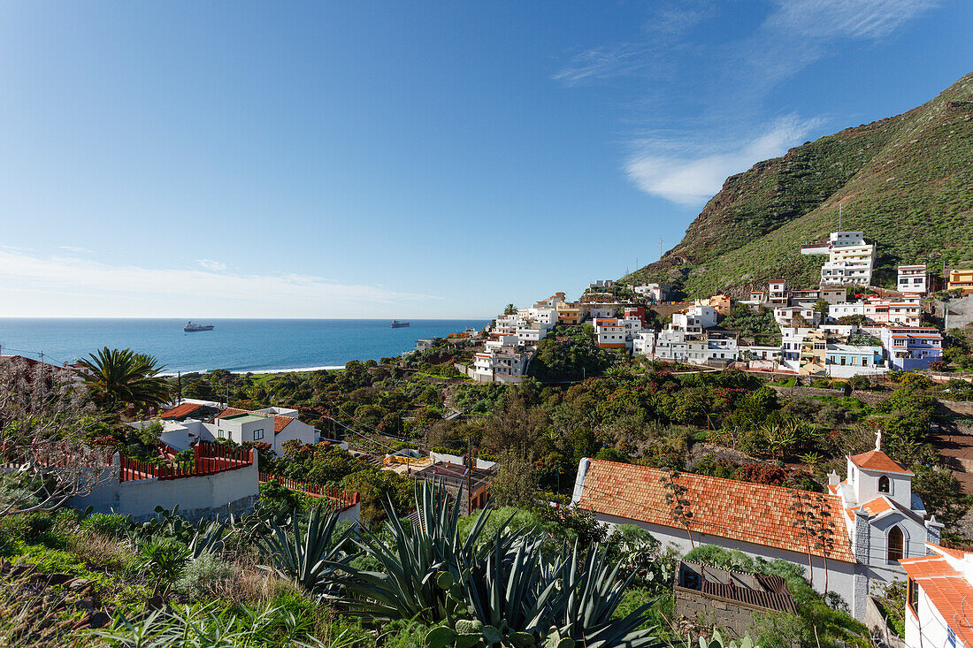 Igueste de San Andres, Kirche, Las Montanas de Anaga, Anaga Gebirge, Naturschutzgebiet, Parque Rural de AnagaTeneriffa, Kanarische Inseln, Spanien, Europa