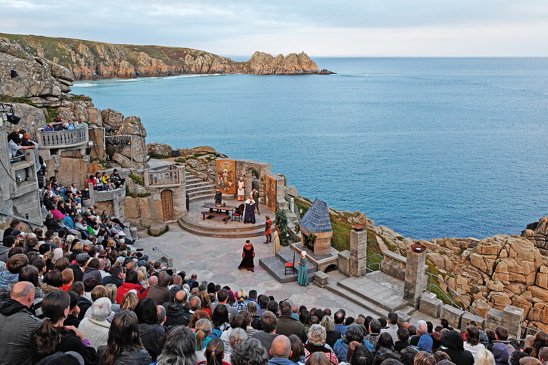 Land's End Minack Theatre, Porthcurno, Cornwall, England, Great Britain