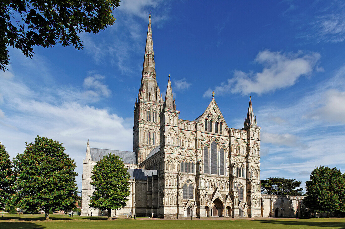 Kathedrale von Salisbury, Salisbury, Wiltshire, England, Grossbritannien