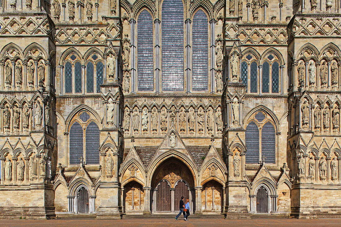 Kathedrale von Salisbury, Salisbury, Wiltshire, England, Grossbritannien