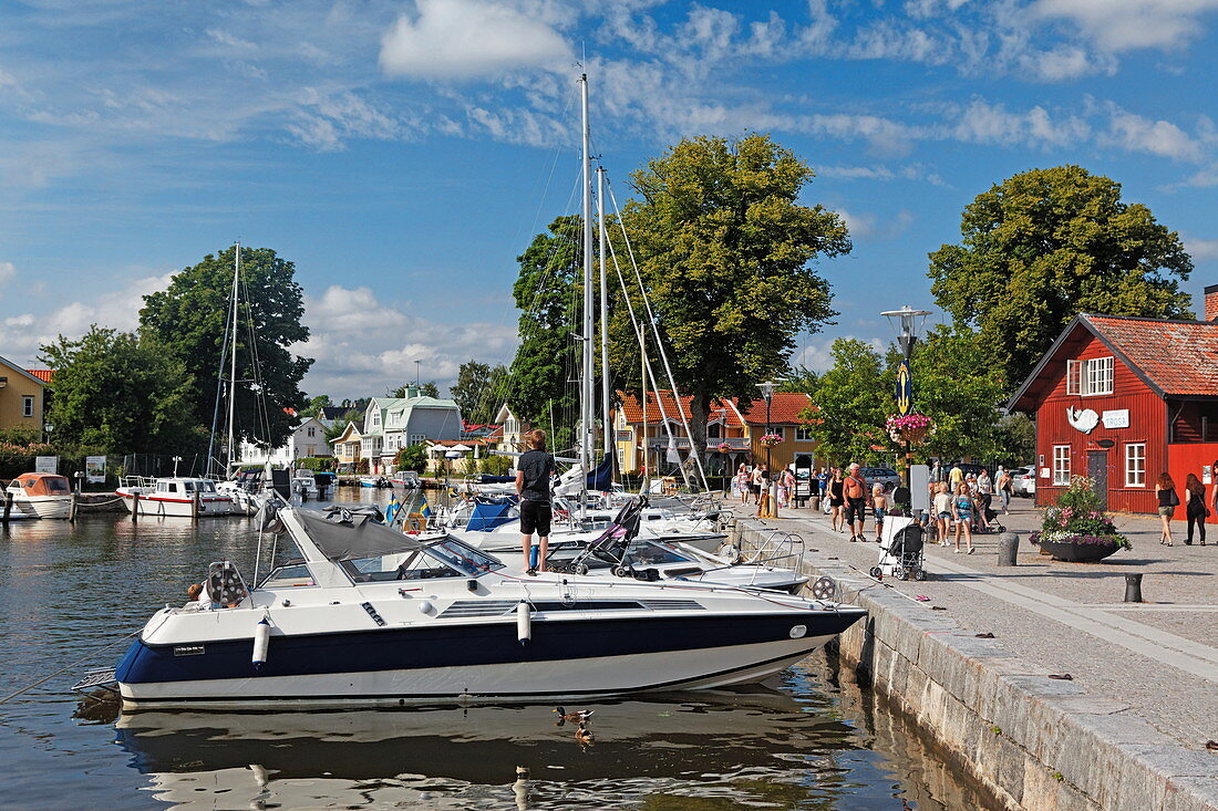 Marina and promenade, Trosa, Sweden