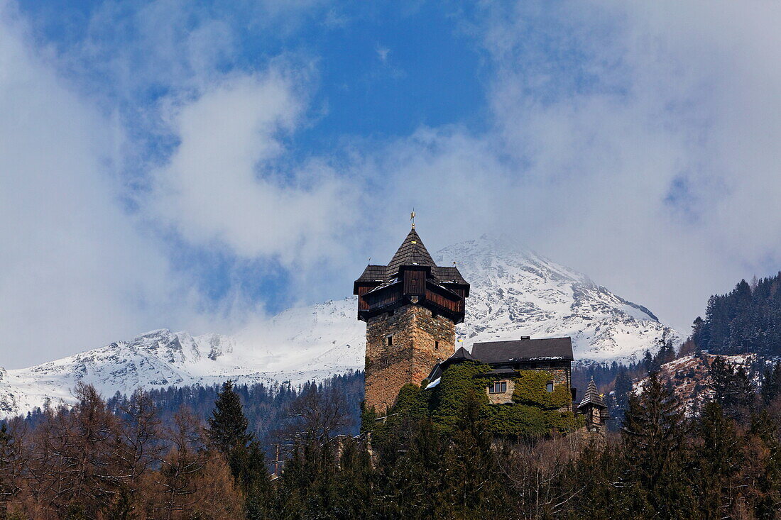 Castle Niederfalkenstein, Obervellach, National Park Hohe Tauern, Carinthia, Austria, Europe