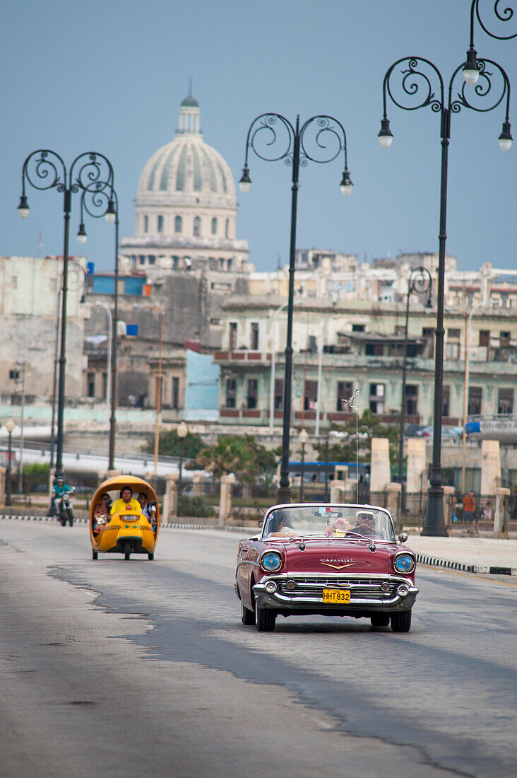 Vintage American car, Havana, La Habana, Cuba