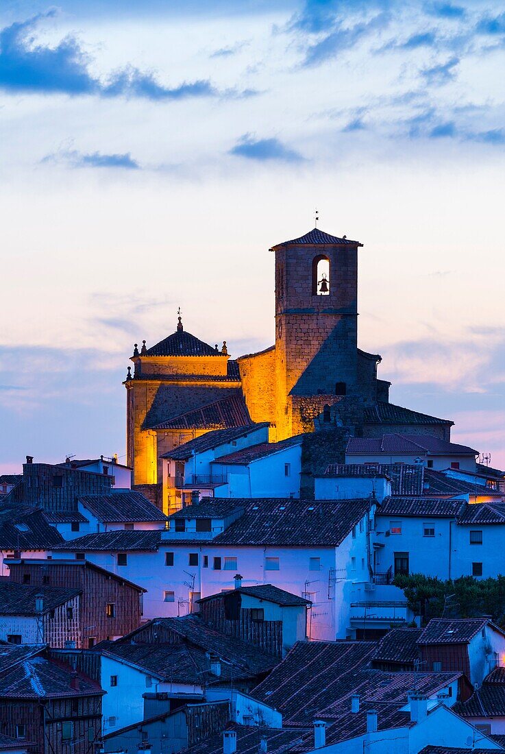 Saint Mary´s Parish Church, Hervas village, Ambroz Valley, Cáceres, Extremadura, Spain, Europe.